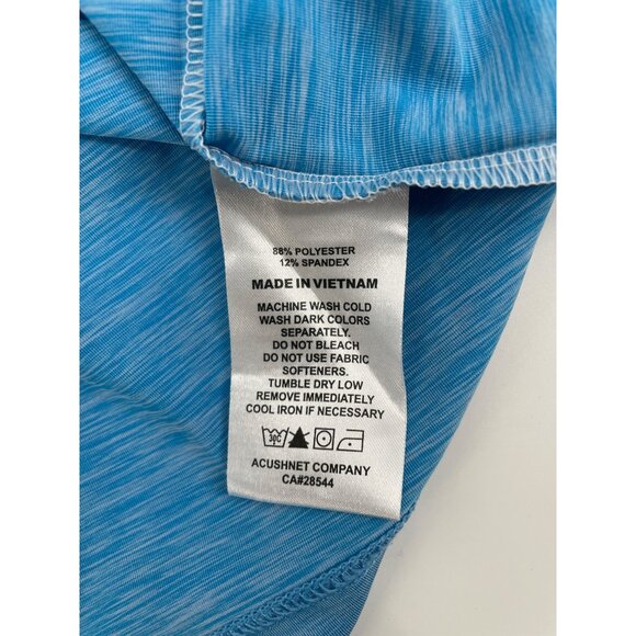 FootJoy Mens XXL ProDry Performance Golf Polo Shirt White Blue Moisture Wicking - Picture 4 of 8